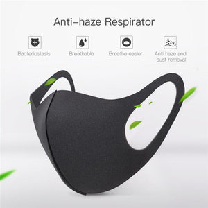 1pcs/lot Dust Mask Anti-Fog Anti Dust Flu Face Mouth Warm Masks Healthy Air Filter Dustproof Antivirus Antibacterial Protective